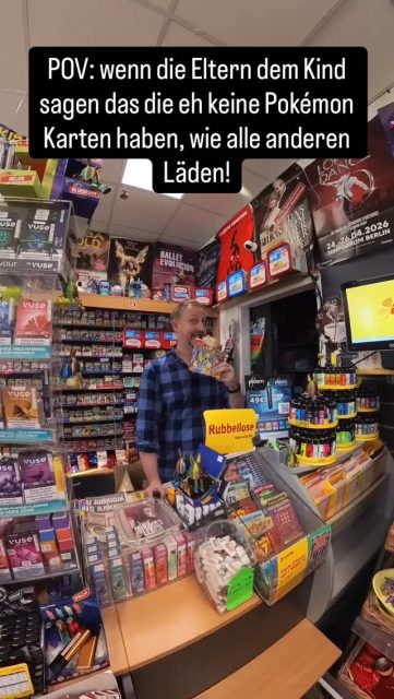 Ja, wir können auch gut mit Kindern! Und wir haben nicht nur Tickets sondern auch vieles mehr was das Herz begehrt!
Pokémon Karten, Lotto, Zeitungen und und und … ihr solltet mal vorbei kommen!