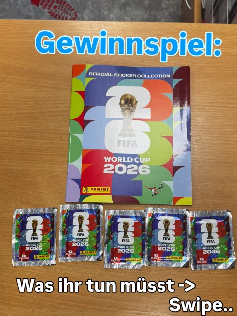 Na komm wir machen auch ein Mini Gewinnspiel!
Unter allen die bis vor dem Anpfiff Deutschland -Curacao das richtige Endergebnis tippen , verlosen wir 1x panini WM Album und 5 Sticker Tütchen zum Start 🎉 aktuell die wichtigste Währung 🤣
Das Gewinnspiel wir von niemand gesponsert (außer vom Chef der das bezahlen muss🤣)
Macht mit , markiert eure Freunde und tippt das Endergebnis des Spiels richtig! 
Unter allen Richtigen Kommentaren(Instagram und Facebook mitnimmt originalpost) wir es Montag ausgelost und kann nach der Nachricht von uns an den Gewinner bei uns im Geschäft abgeholt werden! Viel Glück 🍀 
Der Rechtsweg ist ausgeschlossen #panini #sticker #gewinnspiel